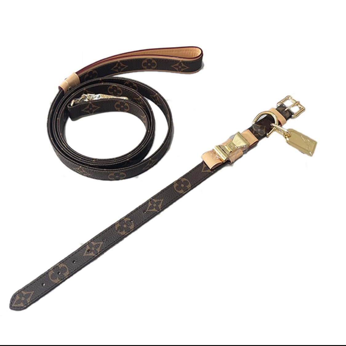 Lux Bow Tie Collar/Leash Set