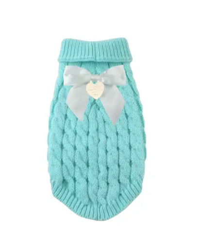 SniffPAWney Cable Knit Sweater